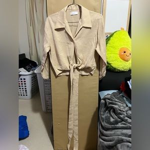 Button Up Wrap Shirt